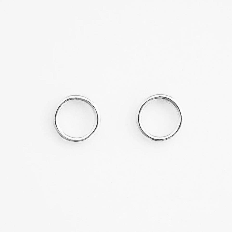 Petite Gold Grey Studs