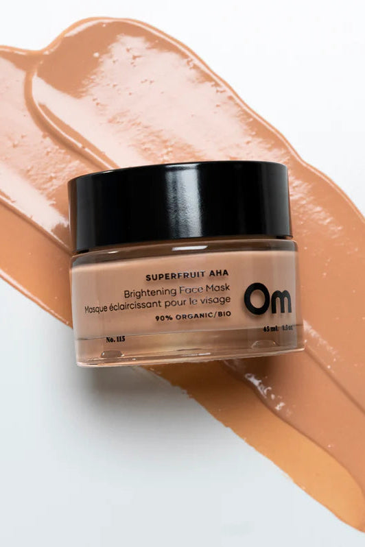 Om Organics Superfruit AHA Brightening Face Mask - Full Size 45ml