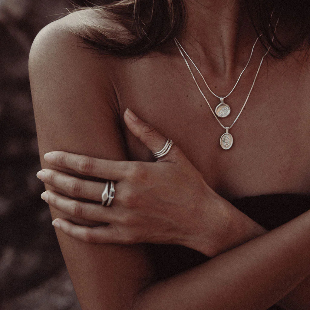 Lisa Fletcher Lupine Necklace Silver