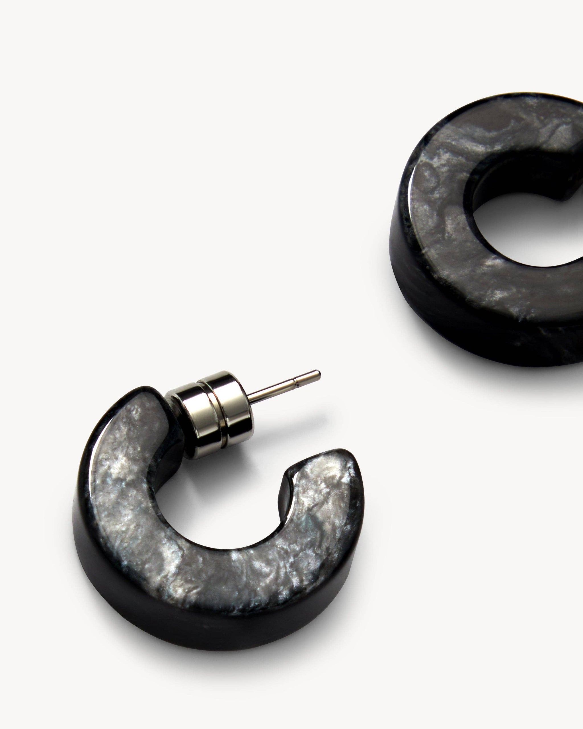 Muse Hoops in Obsidian