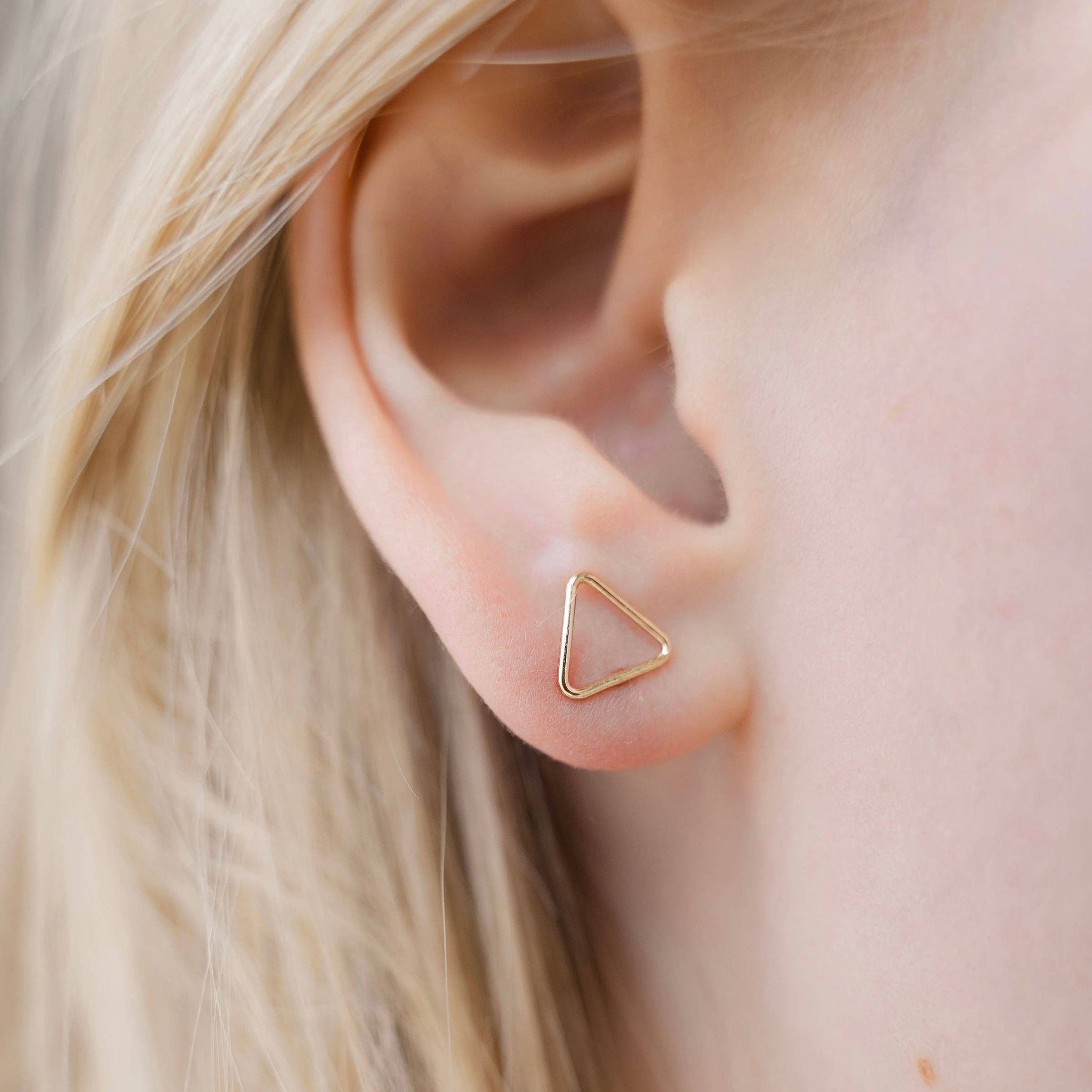 Petite Gold Dane Studs