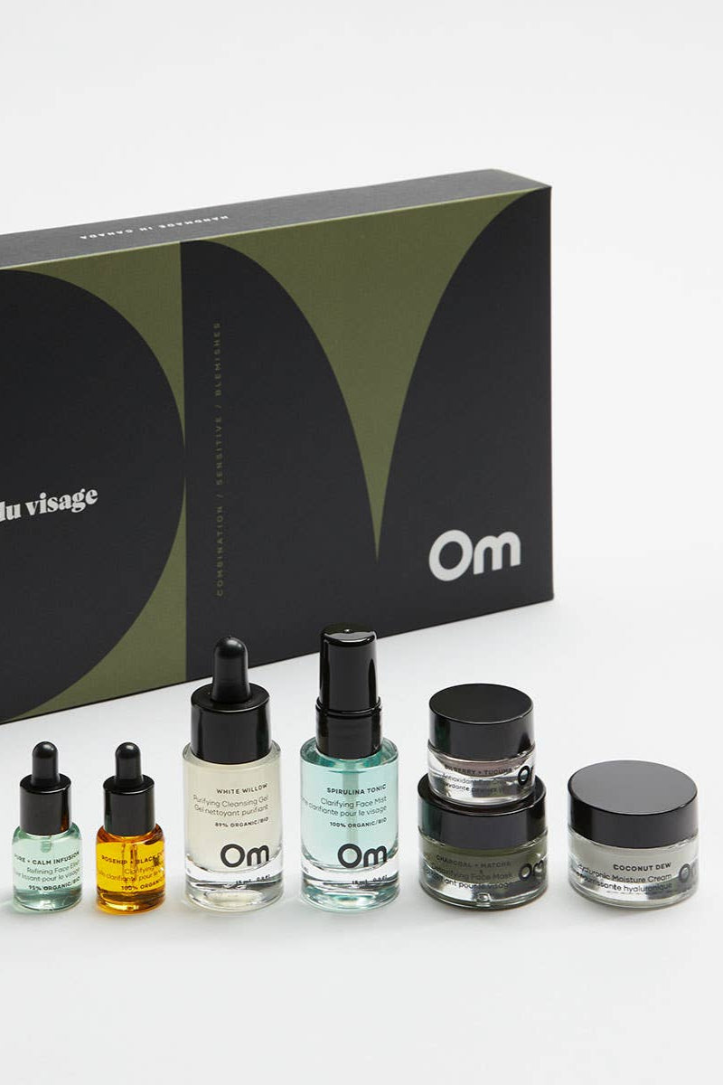 Om Organics Mini Face Care Kit - Combination / Sensitive / Blemish Prone