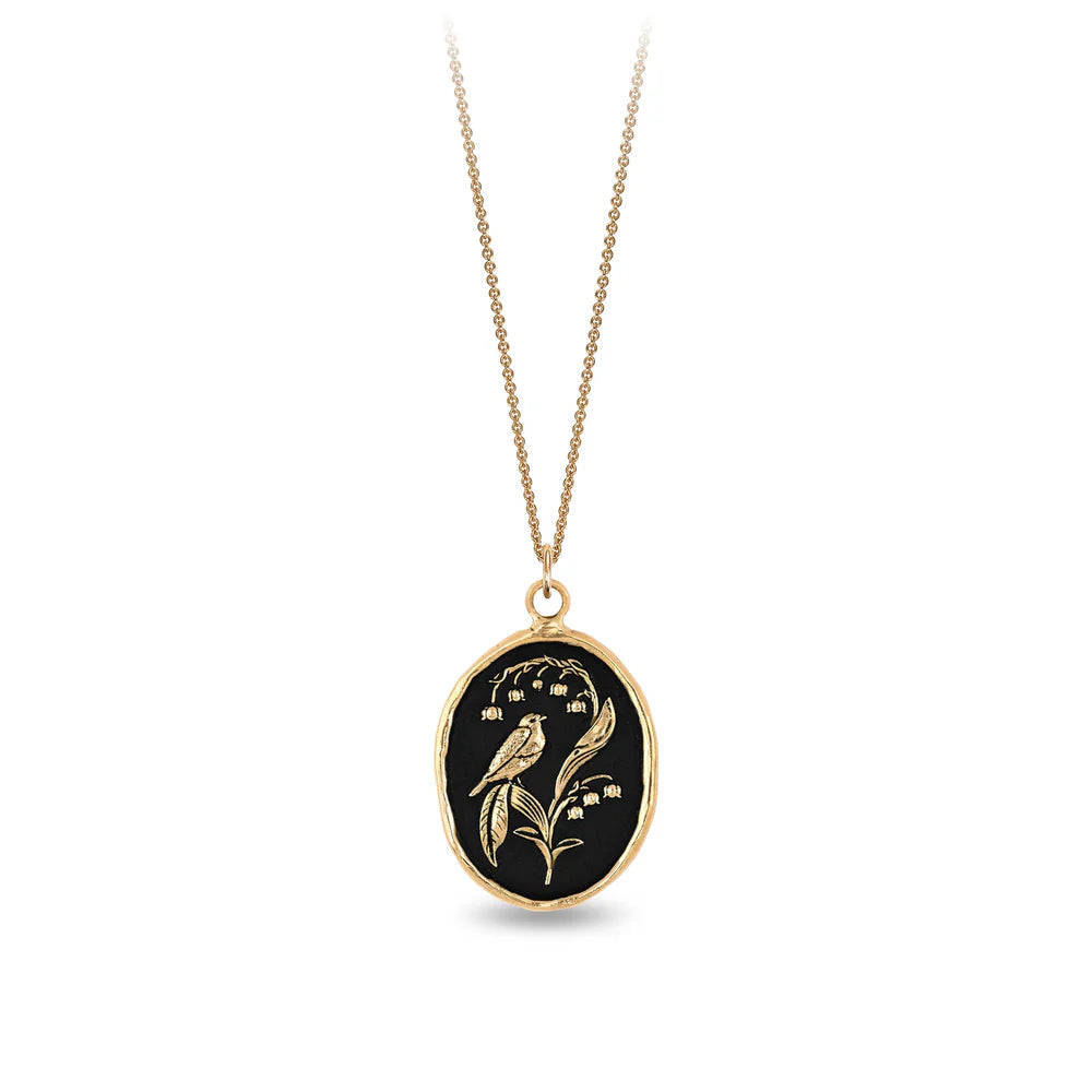 Pyrrha Return to Happiness 14k Gold Talisman
