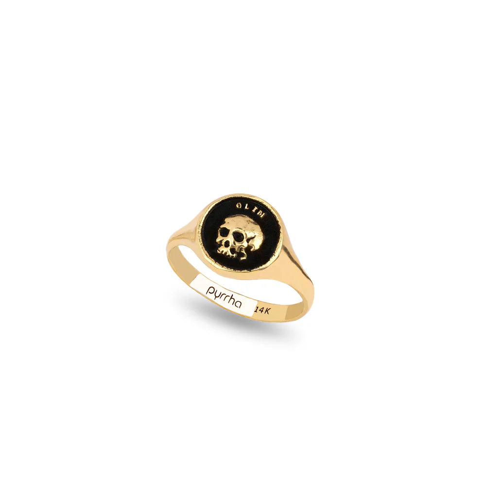 Pyrrha What Once Was 14K Gold Signet Ring