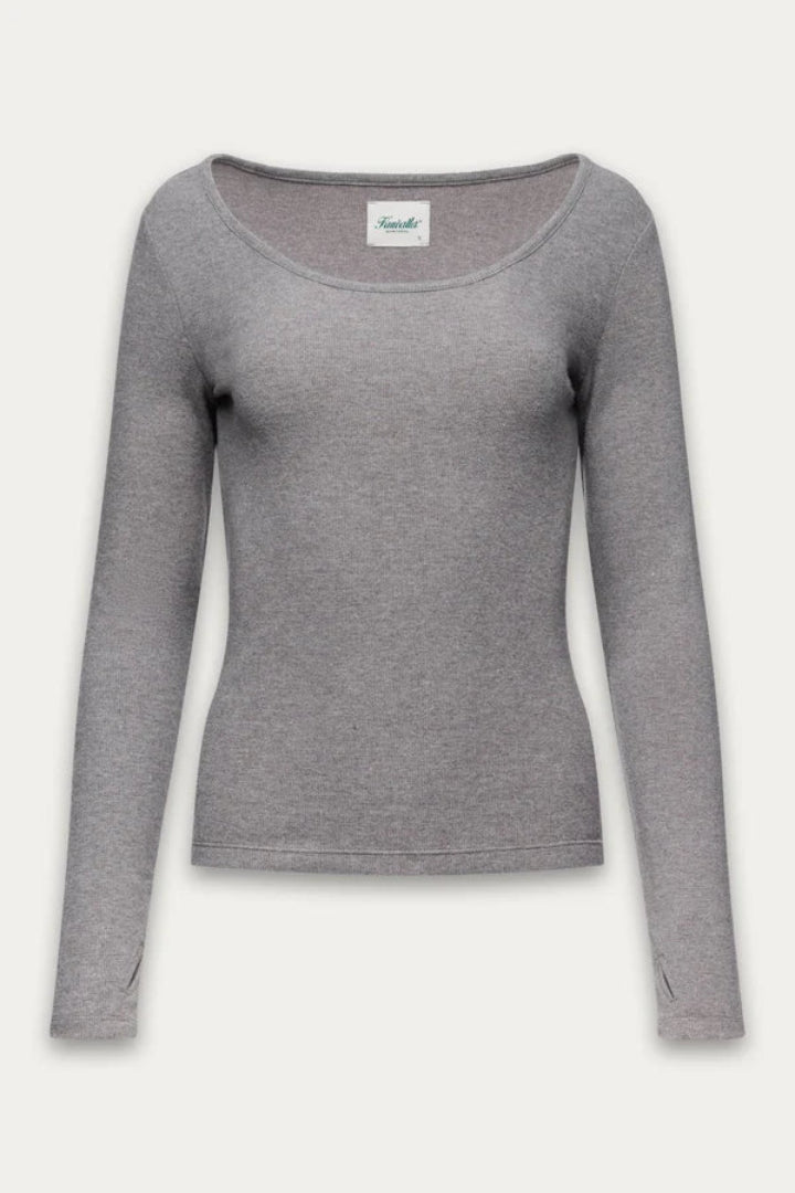 Kuwalla Bridget Peachy Scoop Neck Top