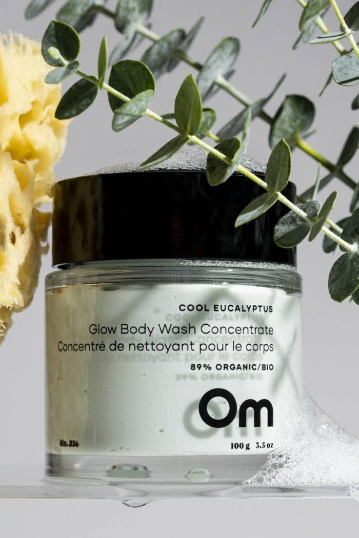 Om Organics Cool Eucalyptus Glow Body Wash Concentrate
