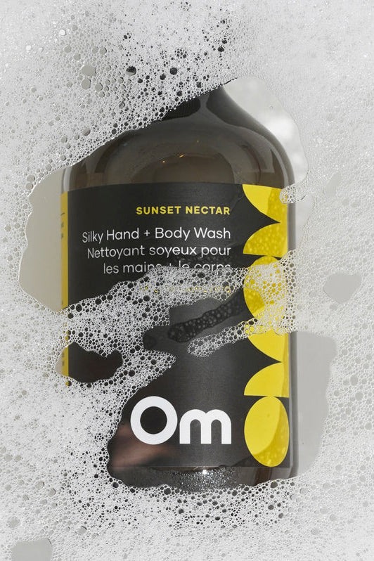Om Organics Sunset Nectar Silky Hand + Body Wash