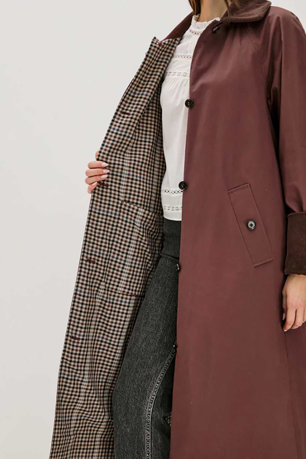 Rails Levy Coat Raisin