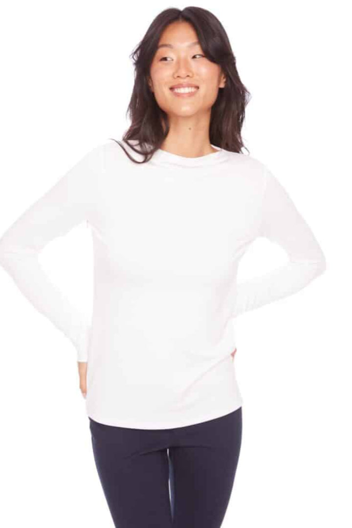 I Love Tyler Madison Jane Solid Provence Long Sleeve Top