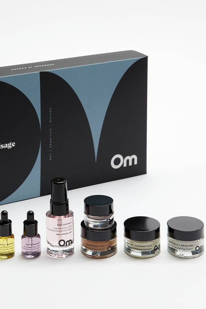 Om Organics Mini Face Care Kit - Dry / Sensitive / Age Conscious