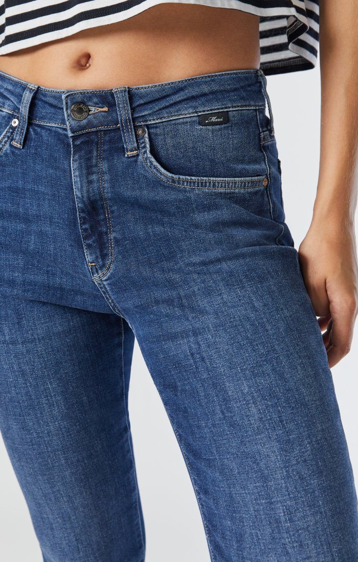 Mavi Kathleen Mid Brushed Feather Blue