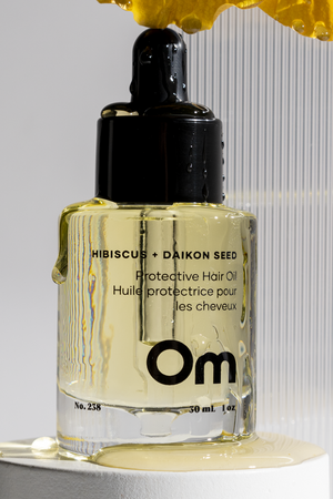 Om Organics Hibiscus + Daikon Seed Protective Hair Oil