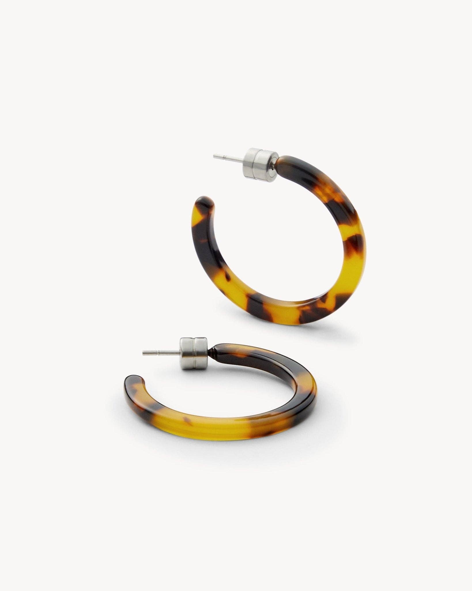 Mini Hoops in Classic Tortoise