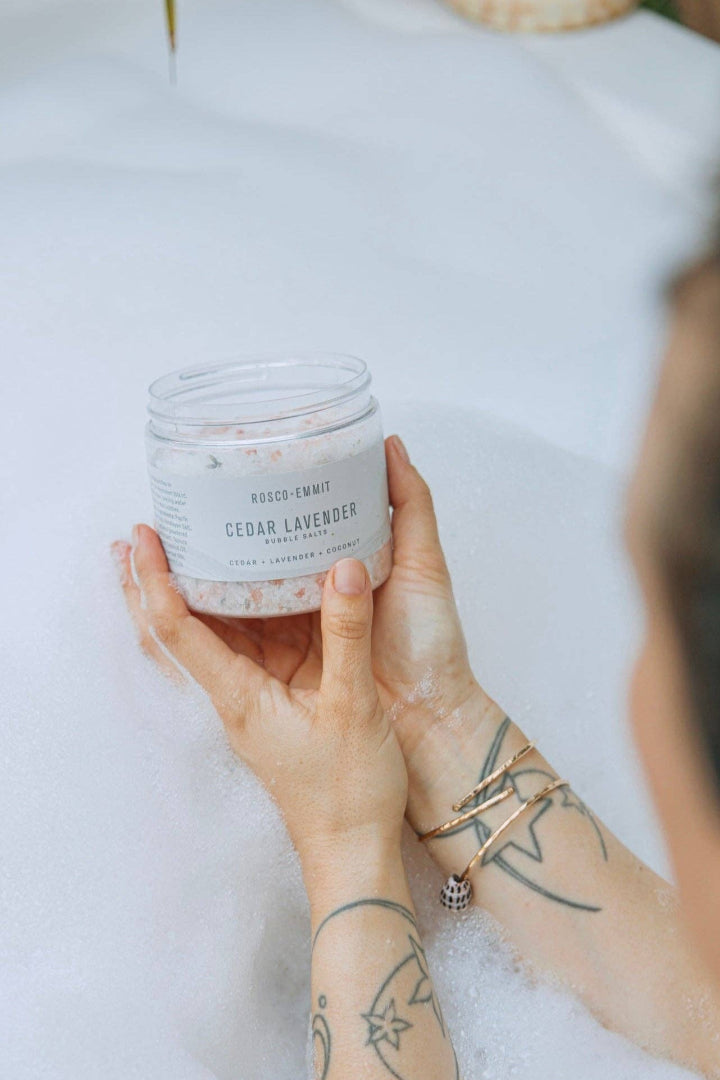Rosco Emmit Bubble Bath Salts Cedar Lavender