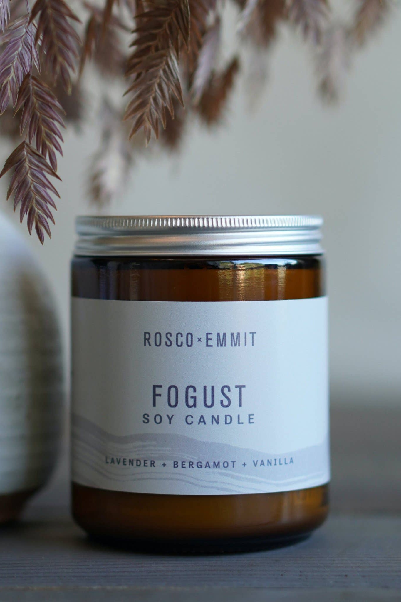 Rosco Emmit Glass Candle Fogust