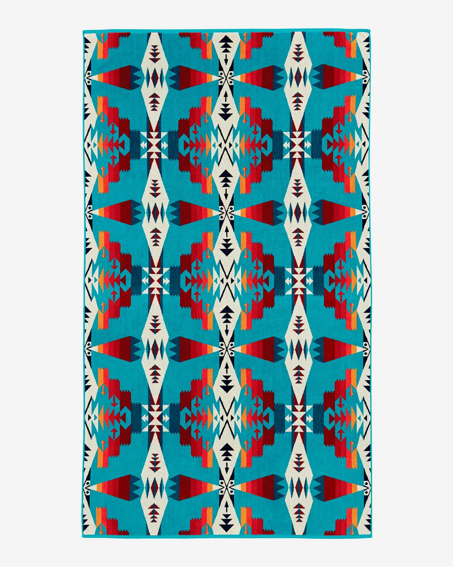 Pendleton Tucson Jacquard Spa Towel Tucson Turquoise