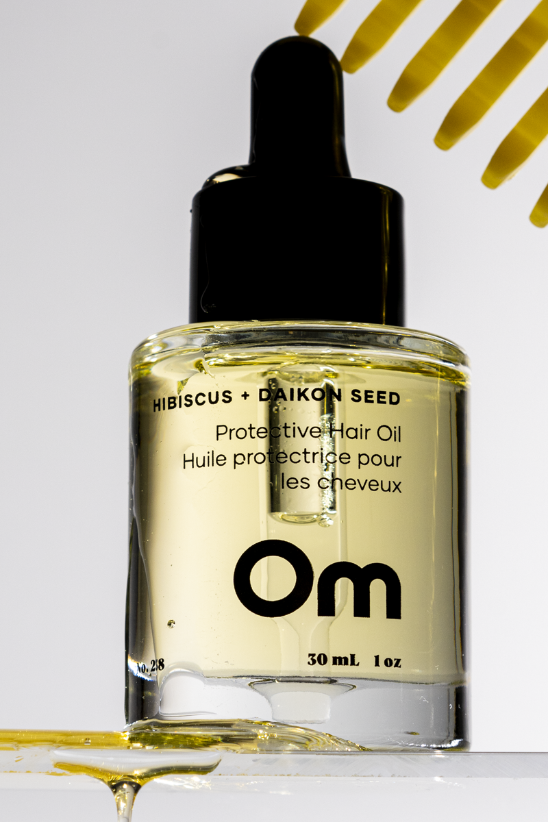 Om Organics Hibiscus + Daikon Seed Protective Hair Oil
