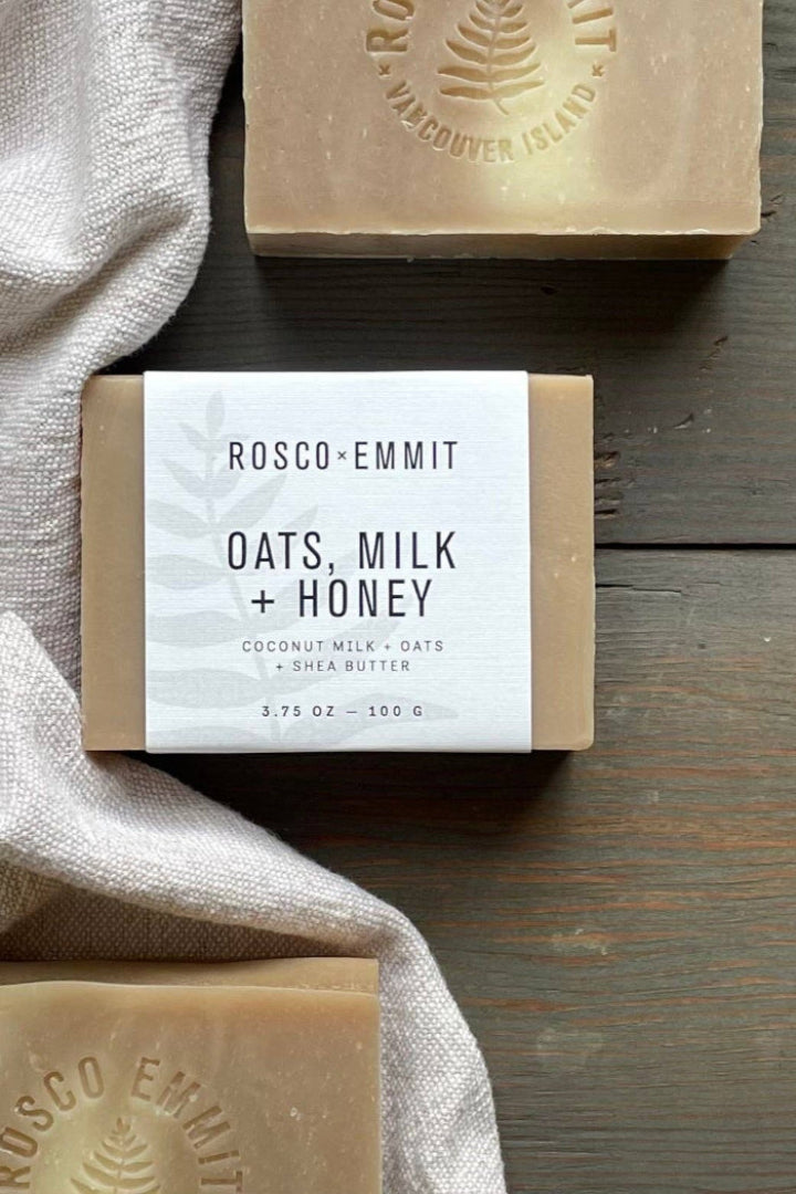 Rosco Emmit Soap Oats, Milk + Honey