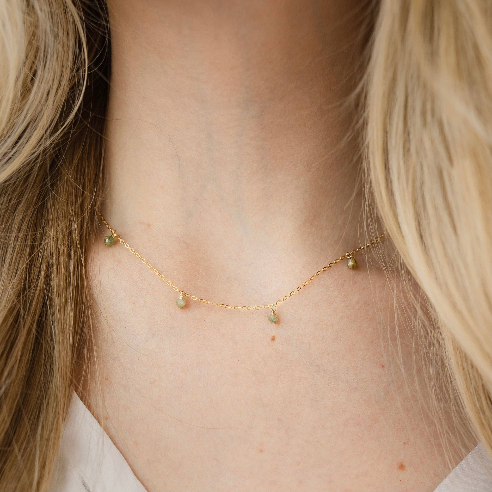 Petite Gold Primrose Necklace