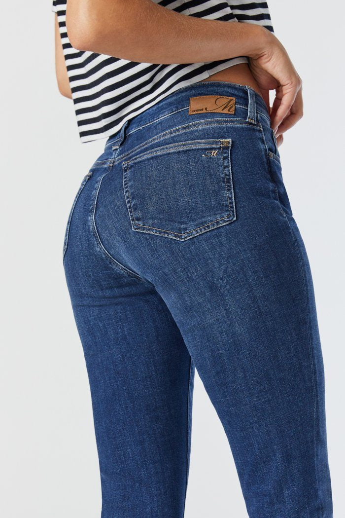 Mavi Kathleen Mid Brushed Feather Blue