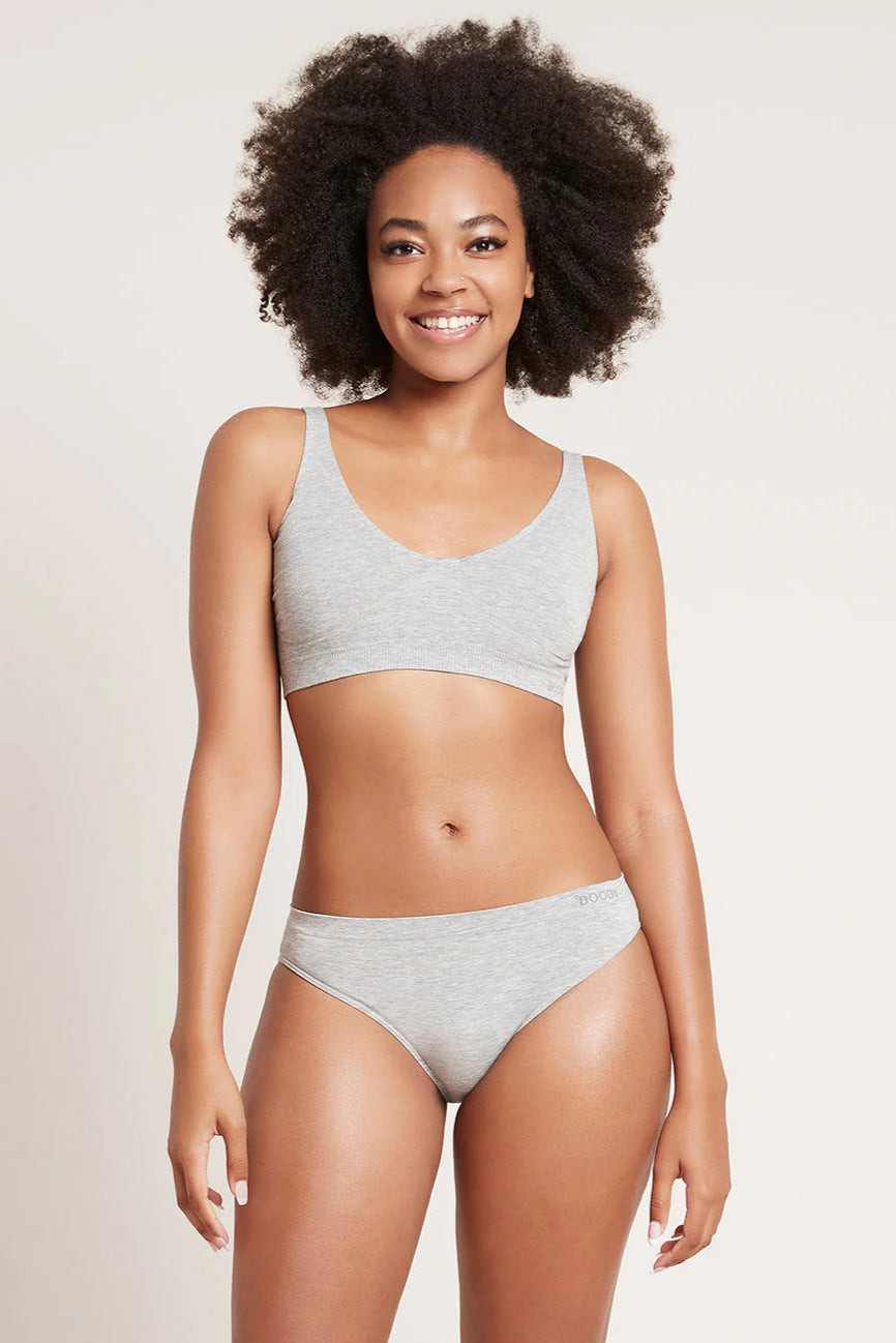 Boody Classic Bikini Light Grey Marl