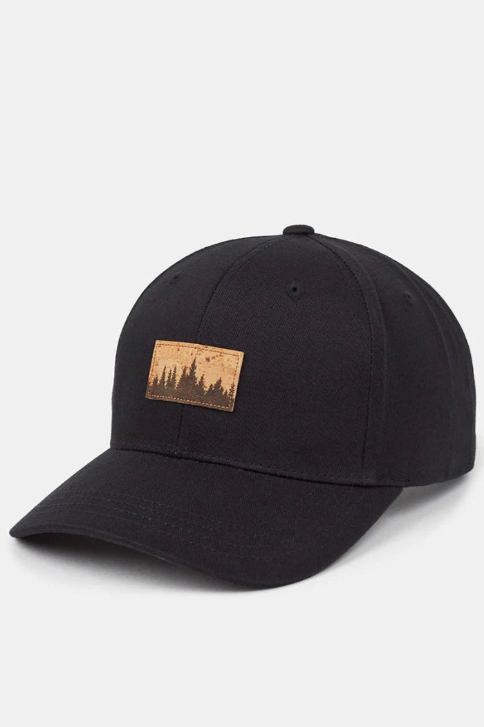 TenTree Juniper Cork Patch Elevation Hat Meteorite Black/Cork Patch
