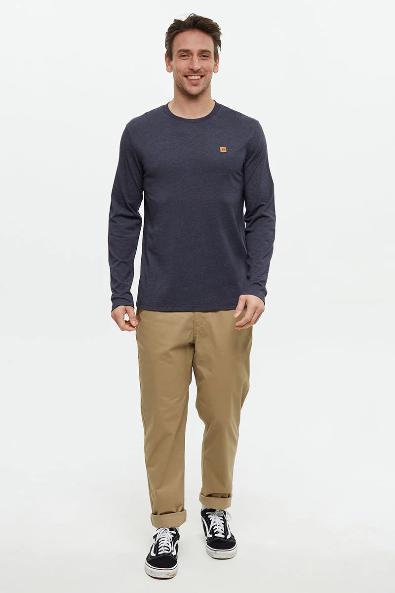 TenTree Baker Longsleeve Midnight Blue Heather
