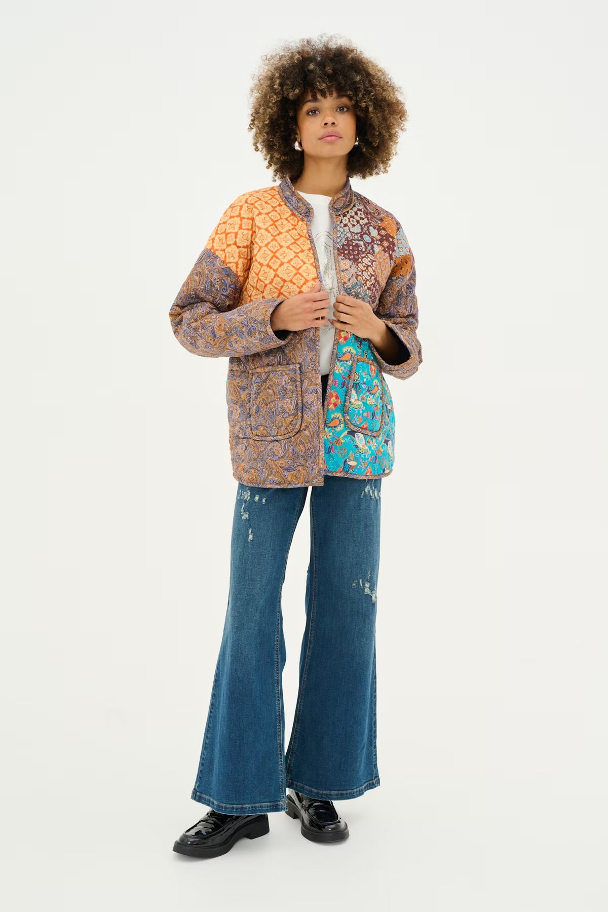 Culture CUEmilia Quilted Jacket Multi