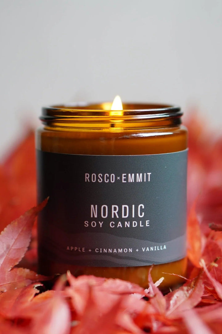 Rosco Emmit Glass Candle Nordic