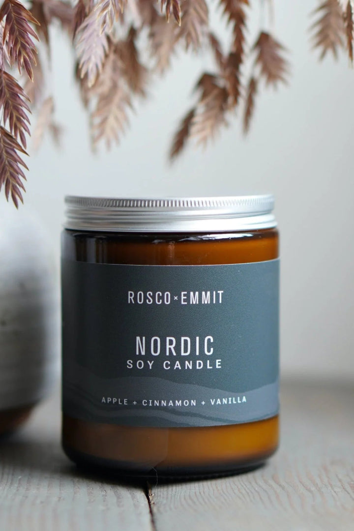 Rosco Emmit Glass Candle Nordic
