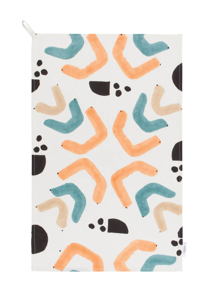 Danica Block Print Dishtowel