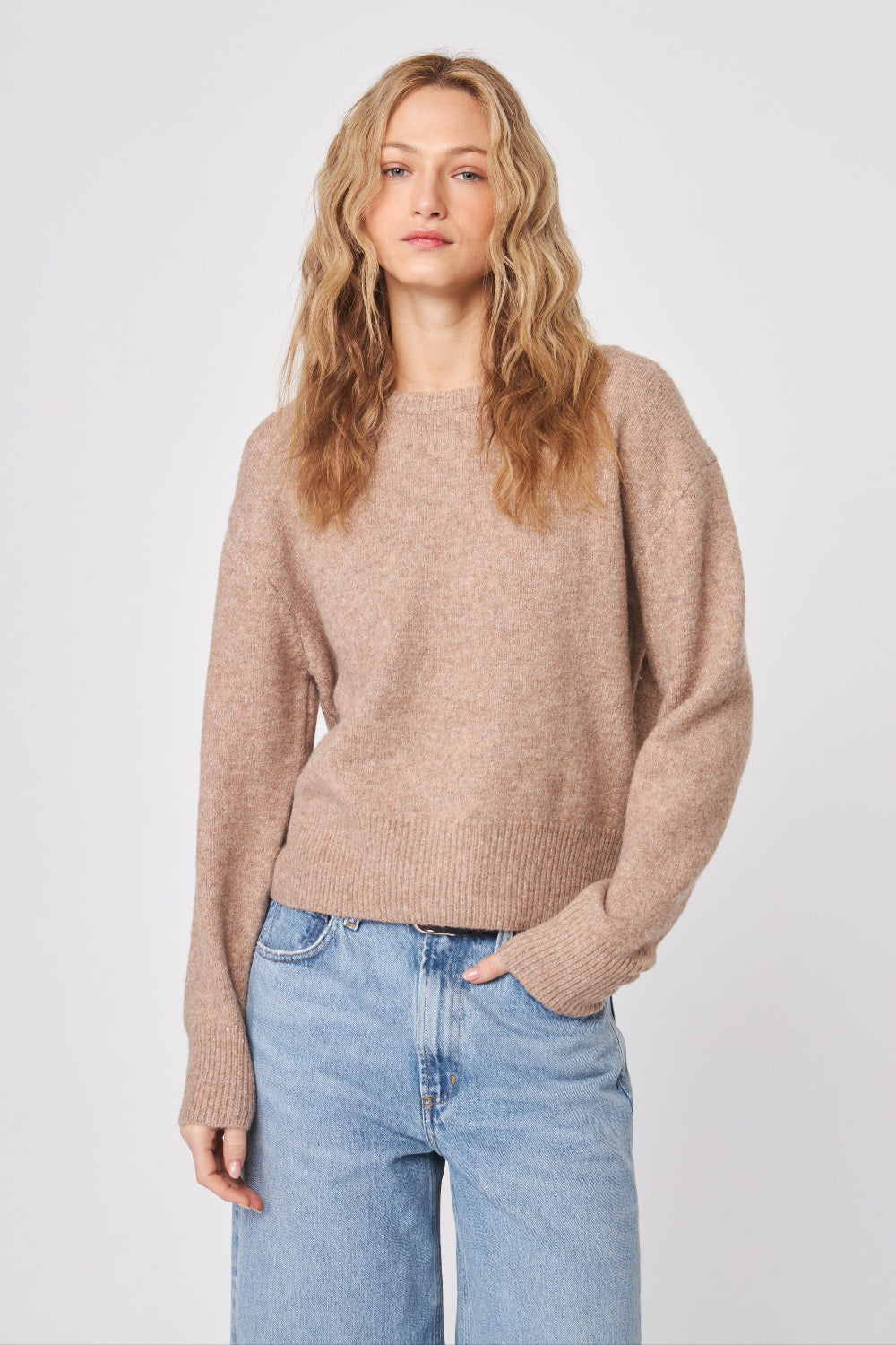 John + Jenn Crewneck Sweater Latte