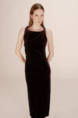 Grace & Mila Tivoli Dress Chocolate