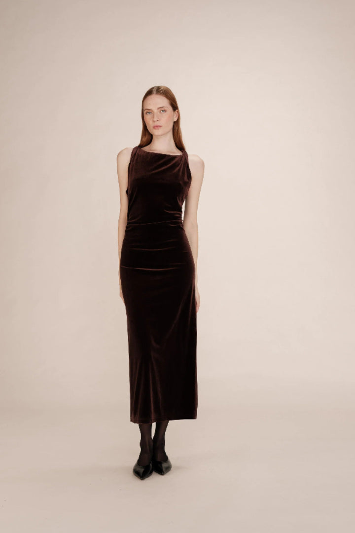 Grace & Mila Tivoli Dress Chocolate
