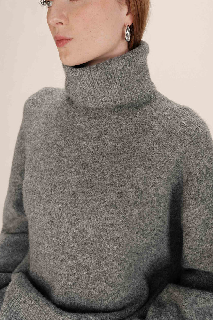 Grace & Mila Taxi Sweater Grey