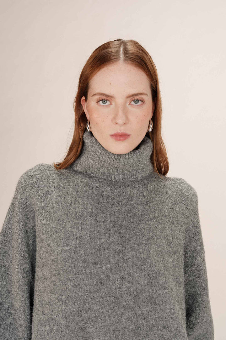 Grace & Mila Taxi Sweater Grey