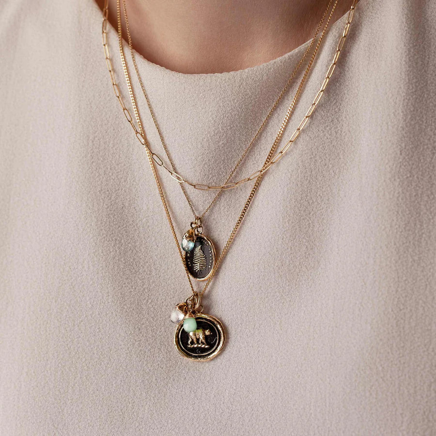 Pyrrha Return to Happiness 14k Gold Talisman