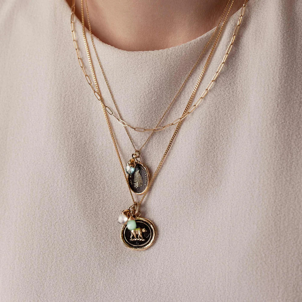 Pyrrha We Are Stardust 14k Gold Talisman
