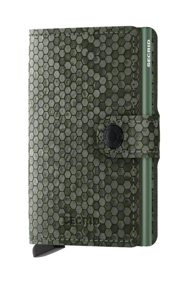 Secrid Mini Wallet Hexagon Green