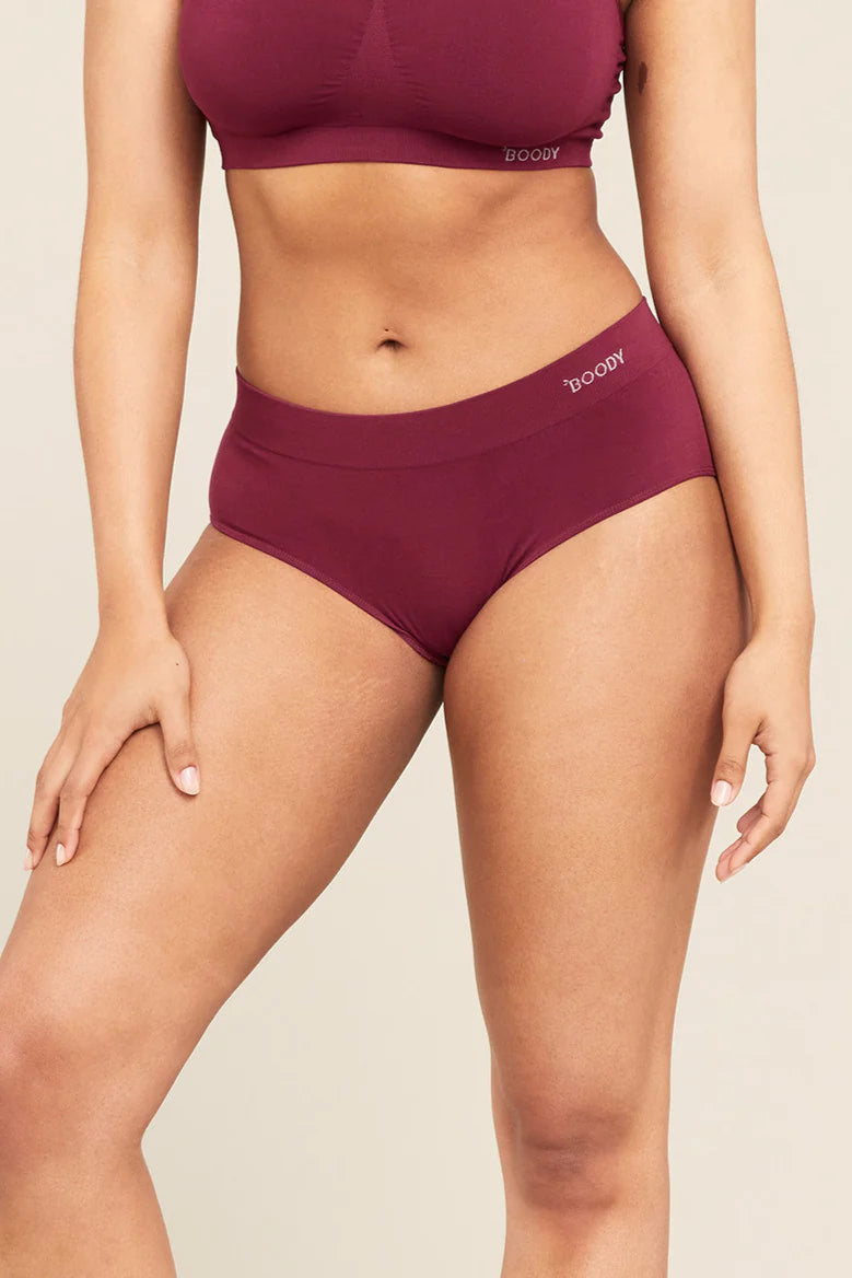 Boody Midi Briefs Plum