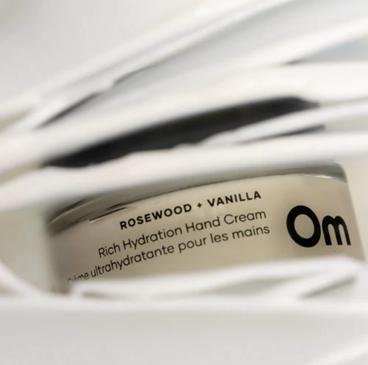 Om Organics Rosewood + Vanilla Rich Hydration Hand Cream Full Size 50ml