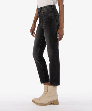 Kut from the Kloth Rosa High Rise Vintage Crop Straight Jeans Convenient