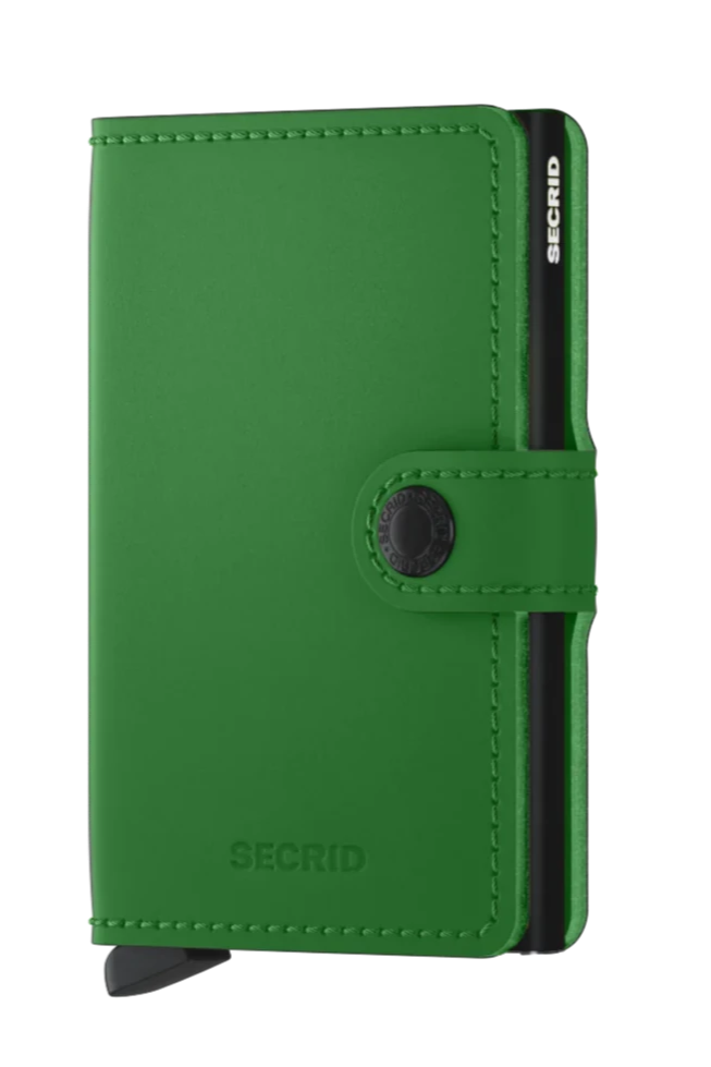 Secrid Mini Wallet Matte Bright Green