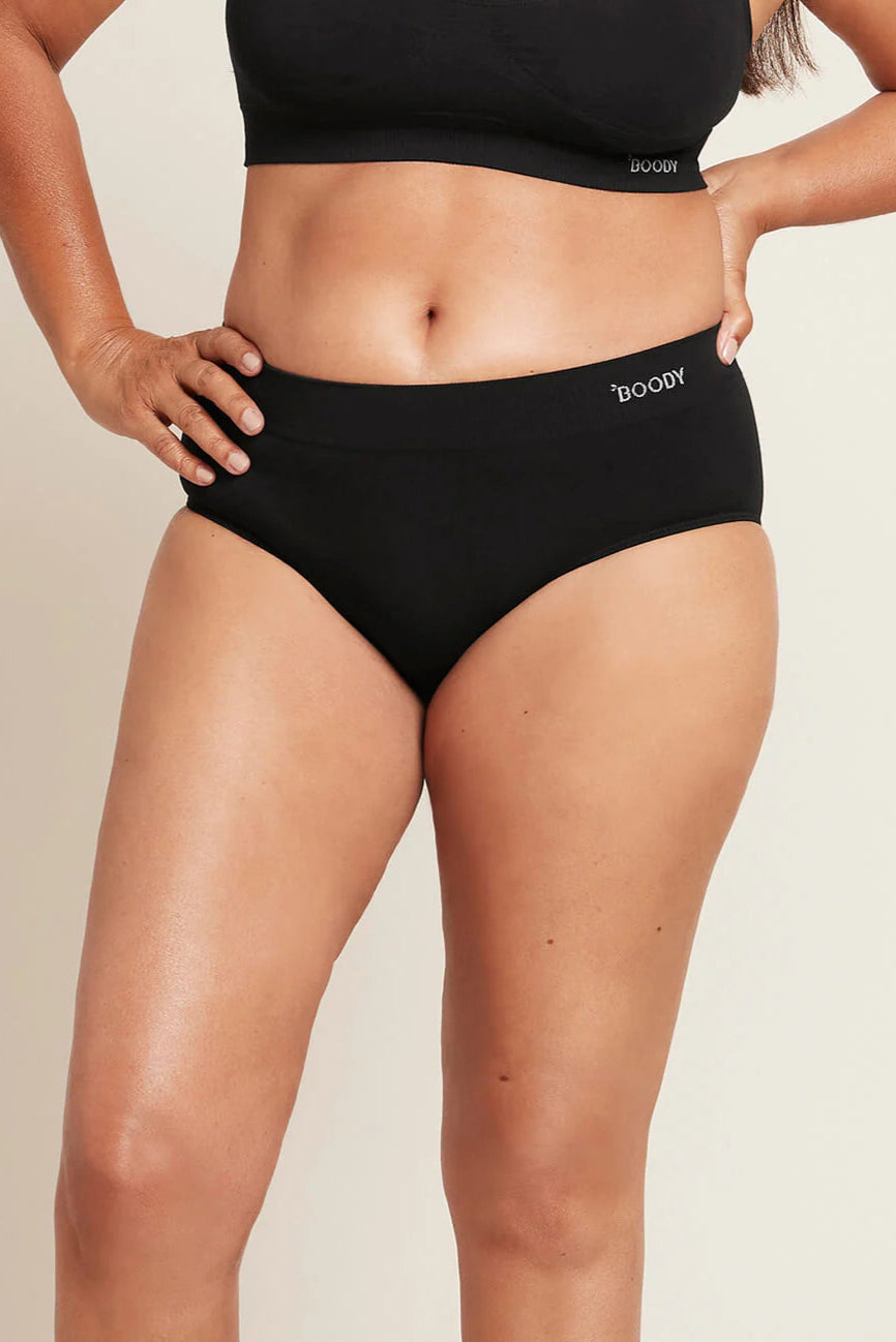 Boody Midi Briefs Black