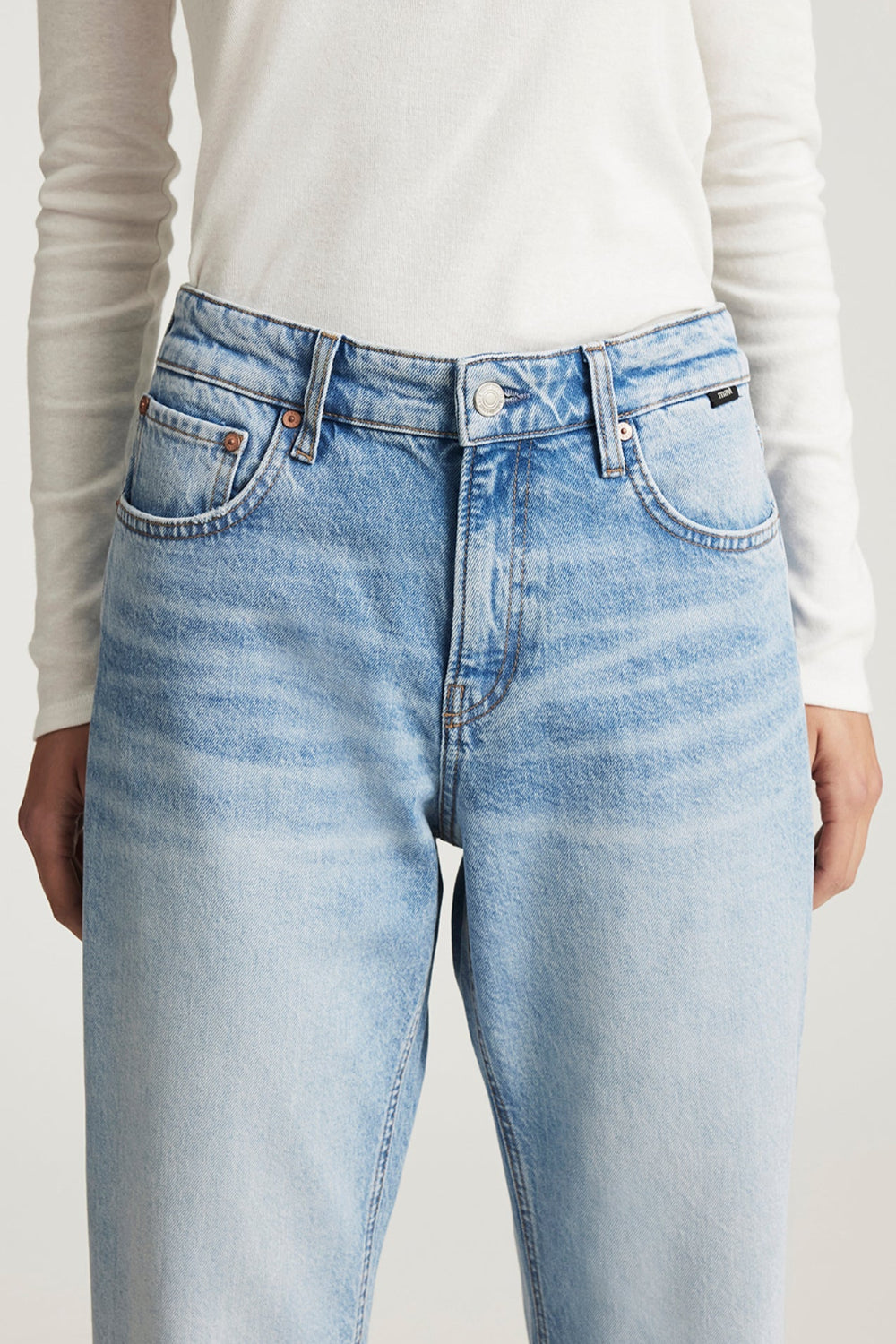 Mavi Savannah Cuffed Lt Brushed Classic Blue