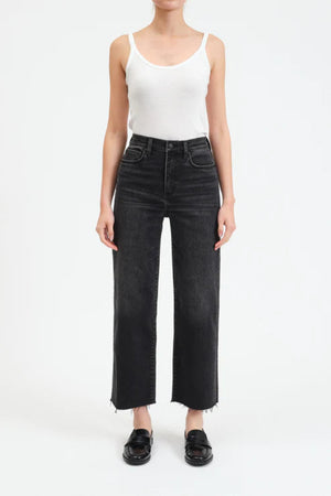Daze Pleaser High Rise Wide Ankle Twilight