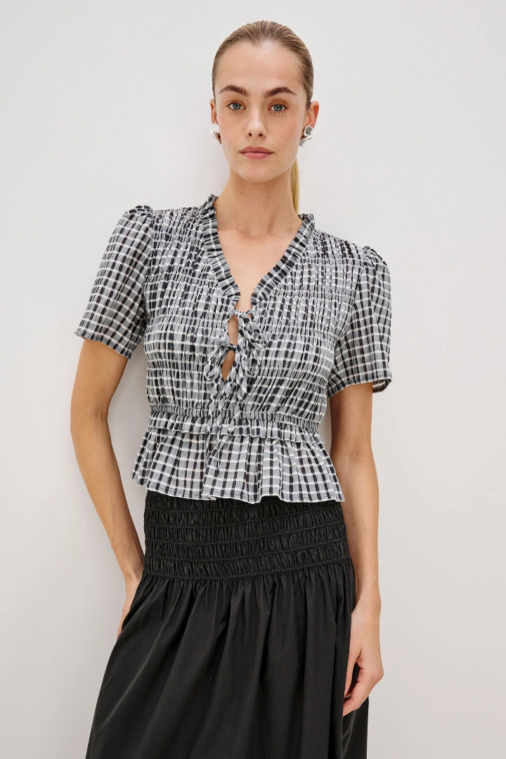 Rails Portia Top Ash Seersucker