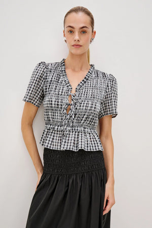 Rails Portia Top Ash Seersucker