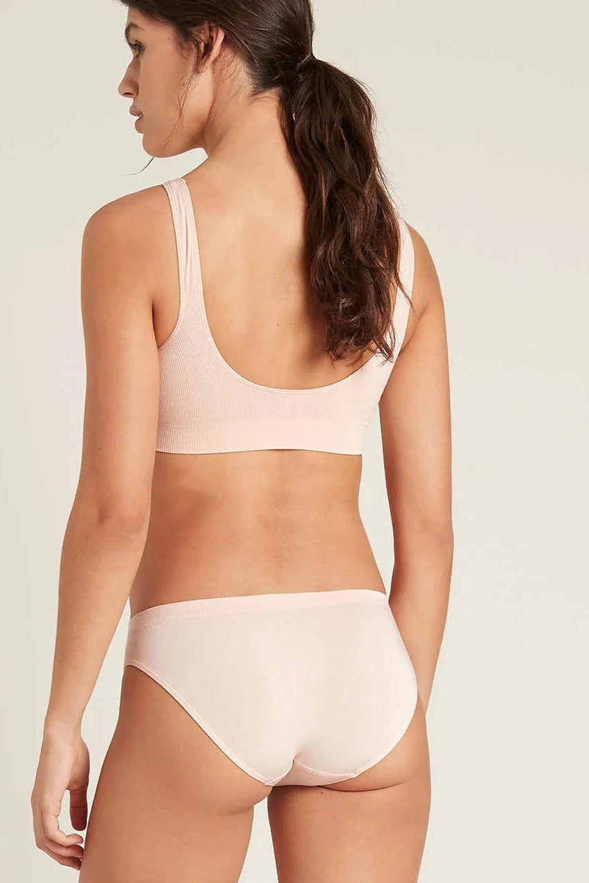 Boody Padded Shaper Crop Bra Nude0