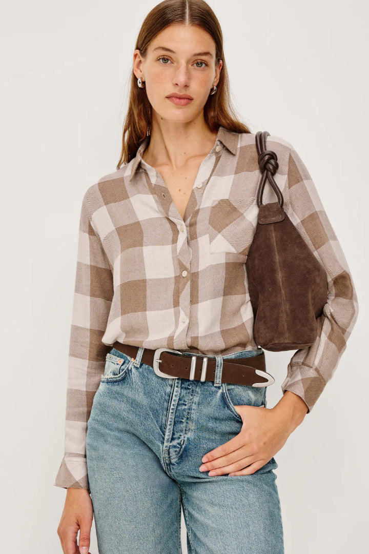 Rails Hunter Shirt Dove Brown